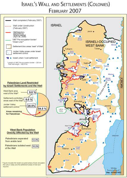 Wall and settlement map (feb 07)